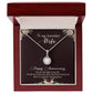 To my beautiful wife happy anniversary Eternal Hope Necklace -