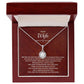 Wife 10 Red Ornate Background Eternal Hope Necklace -