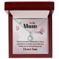 to my mum - there is no better friend than a mum Eternal Hope Necklace -