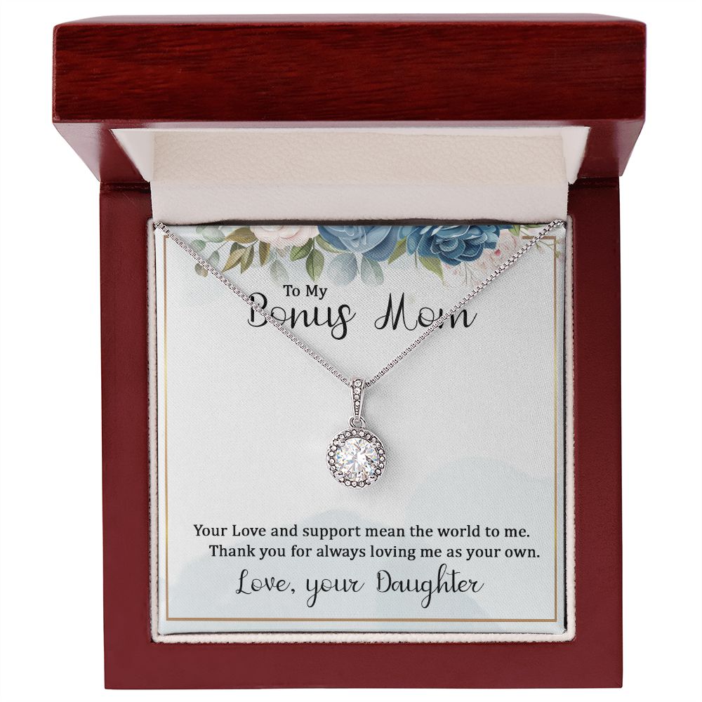 To My Bonus Mom Eternal Hope Necklace -