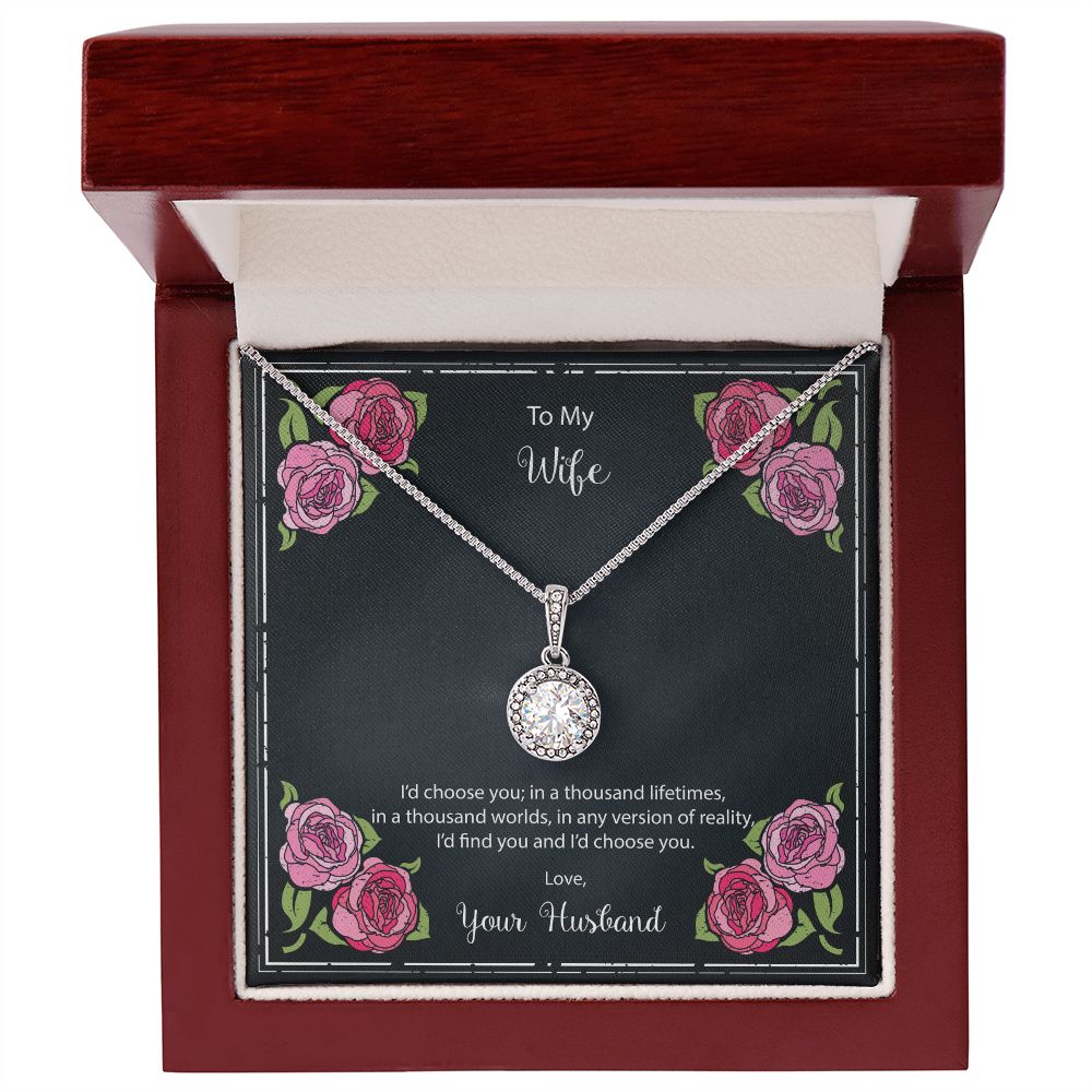 Flowers Message Card 1a Eternal Hope Necklace -