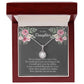 Flower Message Card 6 Gray Daughter Ability To See 2 Eternal Hope Necklace -