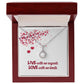 Hearts Message Card 7-01-01 Eternal Hope Necklace -
