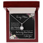 To My Mom-So much of me Eternal Hope Necklace -