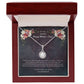 Mothers Day To My Wife Peony Eternal Hope Necklace -