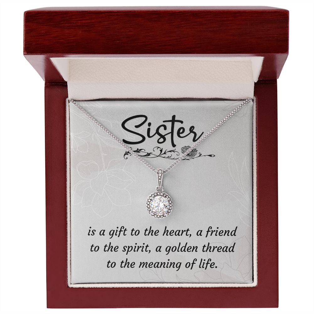 A sister is a gift Eternal Hope Necklace -