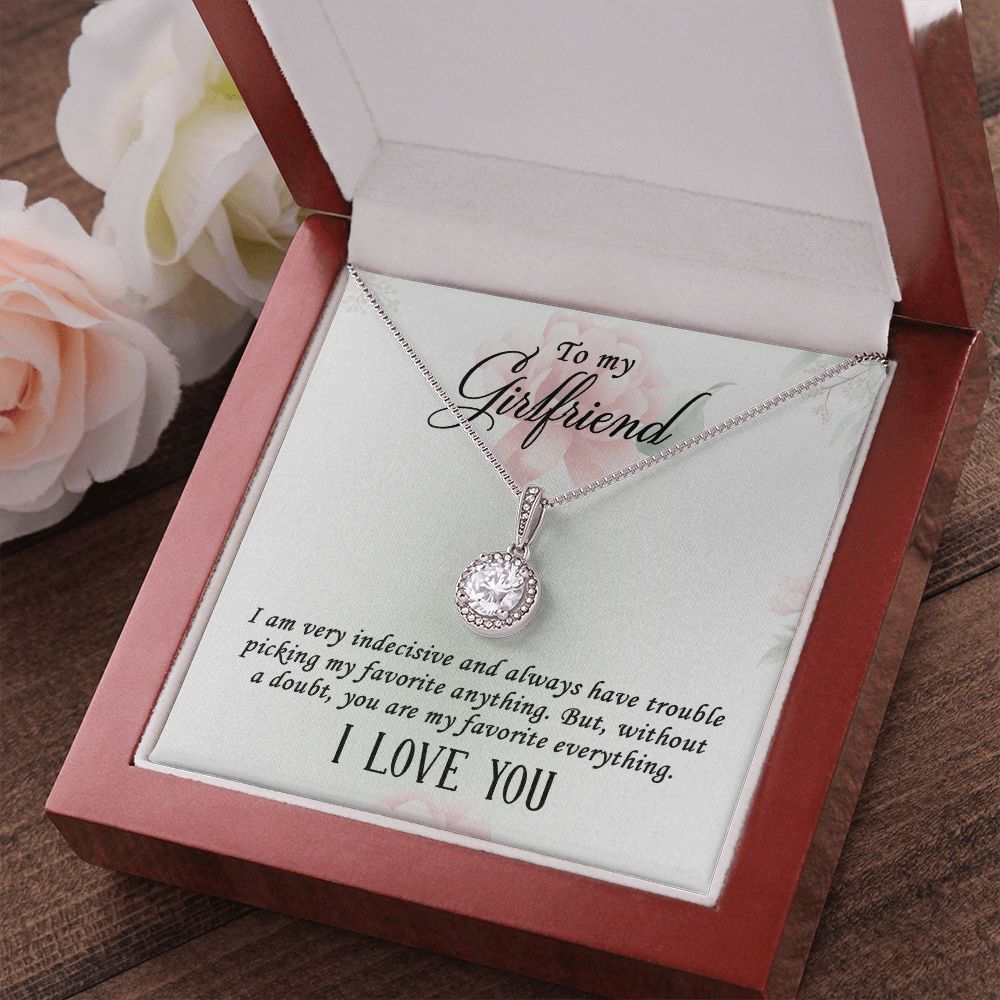 To my girlfriend-I AM VERY INDECISIVE Eternal Hope Necklace -
