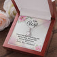 To my wife - i love you then, i love you still Eternal Hope Necklace -
