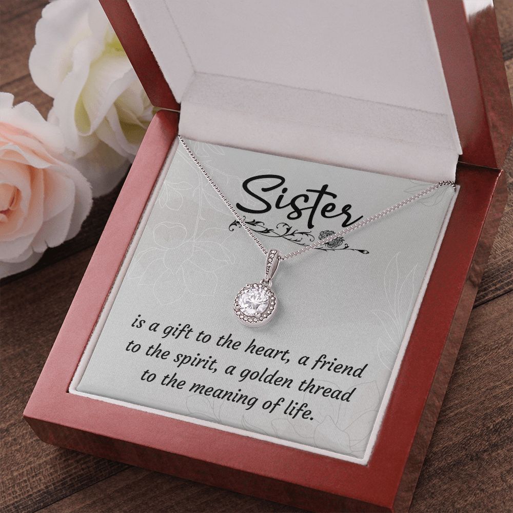 A sister is a gift Eternal Hope Necklace -