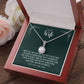 To my Wife Dark Green Eternal Hope Necklace -