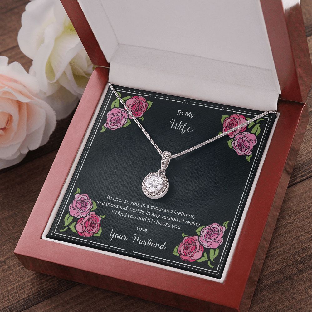 Flowers Message Card 1a Eternal Hope Necklace -