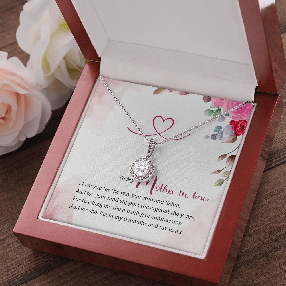 To my Mother in Law Eternal Hope Necklace -