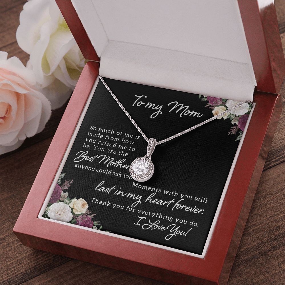 To My Mom-So much of me Eternal Hope Necklace -