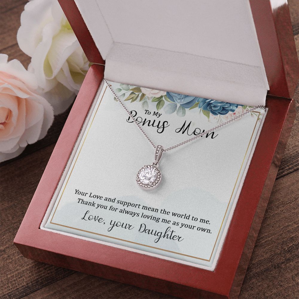To My Bonus Mom Eternal Hope Necklace -