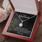 To My Soulmate, Wife, Future Wife Girlfriend Gift Eternal Hope Necklace With CZ - EHNSoulM27