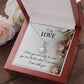 To my love-I love you not only Eternal Hope Necklace -