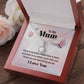 to my mum - there is no better friend than a mum Eternal Hope Necklace -