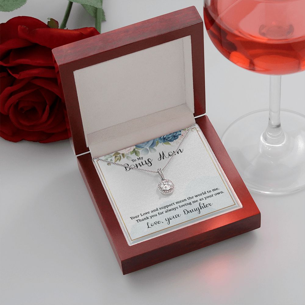 To My Bonus Mom Eternal Hope Necklace -