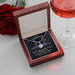 To my girlfriend - distance never separates two hearts Eternal Hope Necklace -