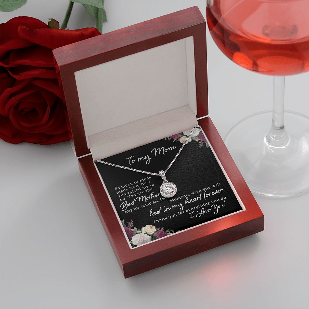 To My Mom-So much of me Eternal Hope Necklace -