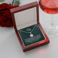 To my Wife Dark Green Eternal Hope Necklace -