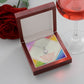 Bday Wish Rainbow Message Card Eternal Hope Necklace -