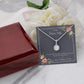 Fiancee Flowers Message Card 2 Eternal Hope Necklace -