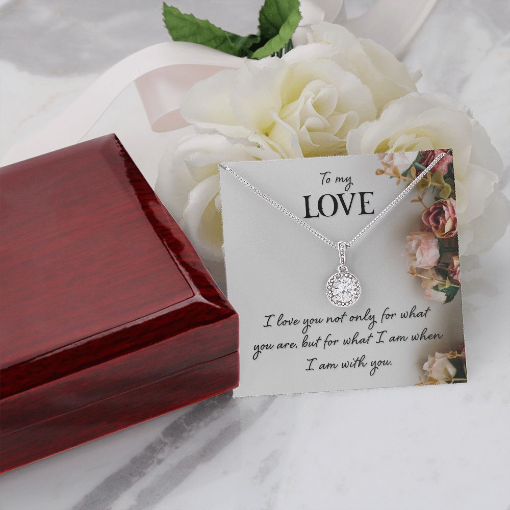 To my love-I love you not only Eternal Hope Necklace -
