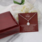 Wife 10 Red Ornate Background Eternal Hope Necklace -