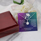 Graduation Message Card Text 2B Eternal Hope Necklace -
