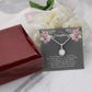 Flower Message Card 6 Gray Daughter Ability To See 2 Eternal Hope Necklace -