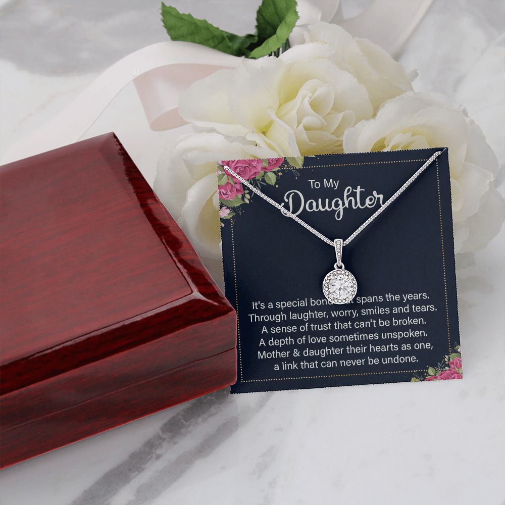 To my daughter - it's a special bond Eternal Hope Necklace -