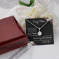 To My Mom-So much of me Eternal Hope Necklace -