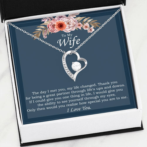 Forever Love Necklace - Wife - You Changed My Life
