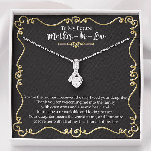 Ribbon with Cubic Zirconia - Mother of the Bride - ABNMIL0010