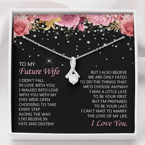To My Future Wife - I Walked Into Love - Necklace ABNFutureWifeM36