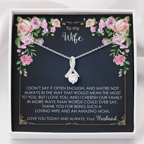 To My Wife - Love You Today And Always - Necklace ABNWifeM37